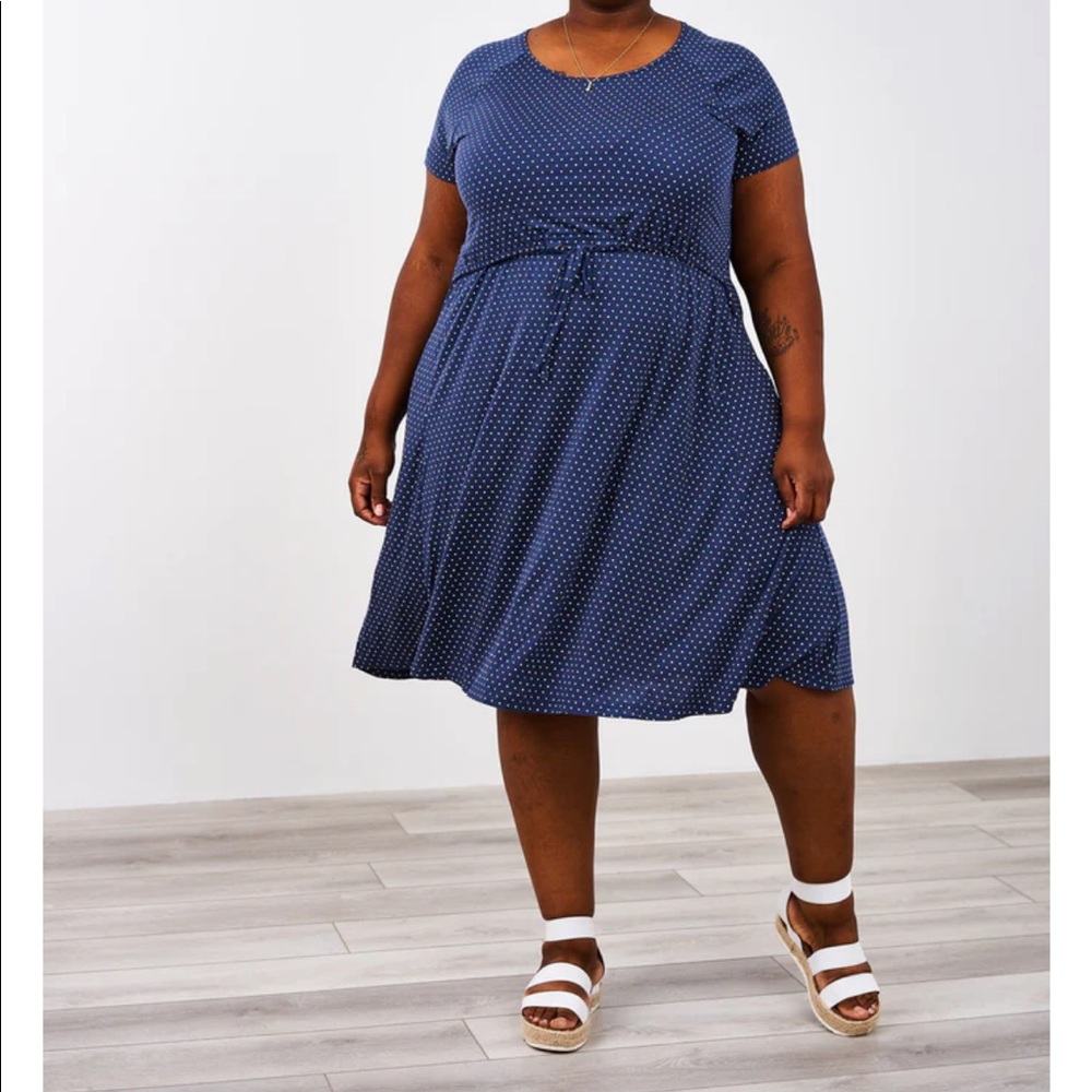 EUC Latched Mama Printed Drawstring T-Shirt Nursing Dress Size S